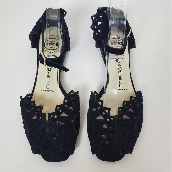 JEFFREY CAMPBELL Picado Laser Cut Sandals - Picture 3 of 12
